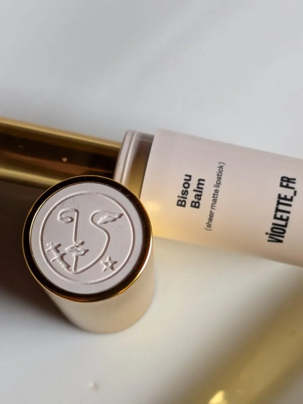 Sheer Matte Lipstick Bisou Balm | Amour Fou - soft crimson red